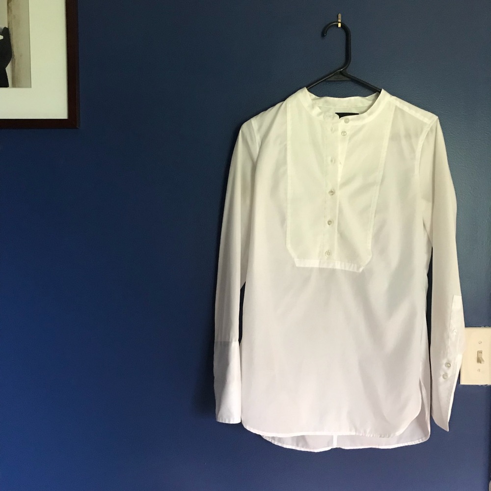 J. Crew long dress shirt - so pretty!